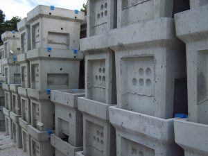 Calage pour bloc beton