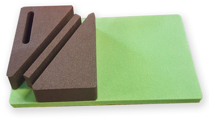 mousse de calage pe psd bordeaux