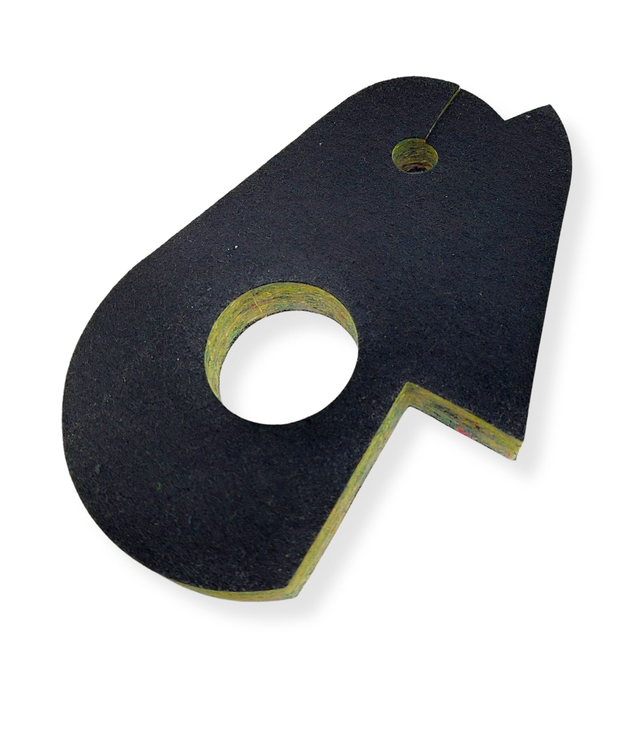 psd pièce technique insonorisation pour compresseur en feutre revetu tissu noir