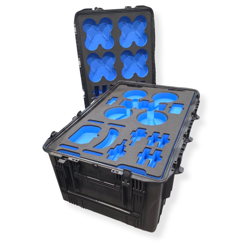 calage des drones valise xxl avec mousse de calage rigide et durable